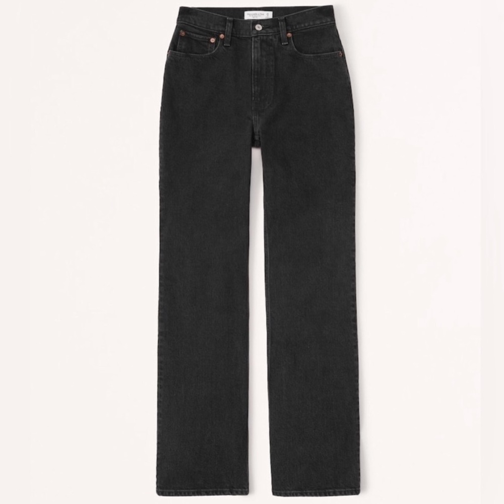 Abercrombie & Fitch The 90’s Relaxed Jeans High Rise Size 28/6L NWT